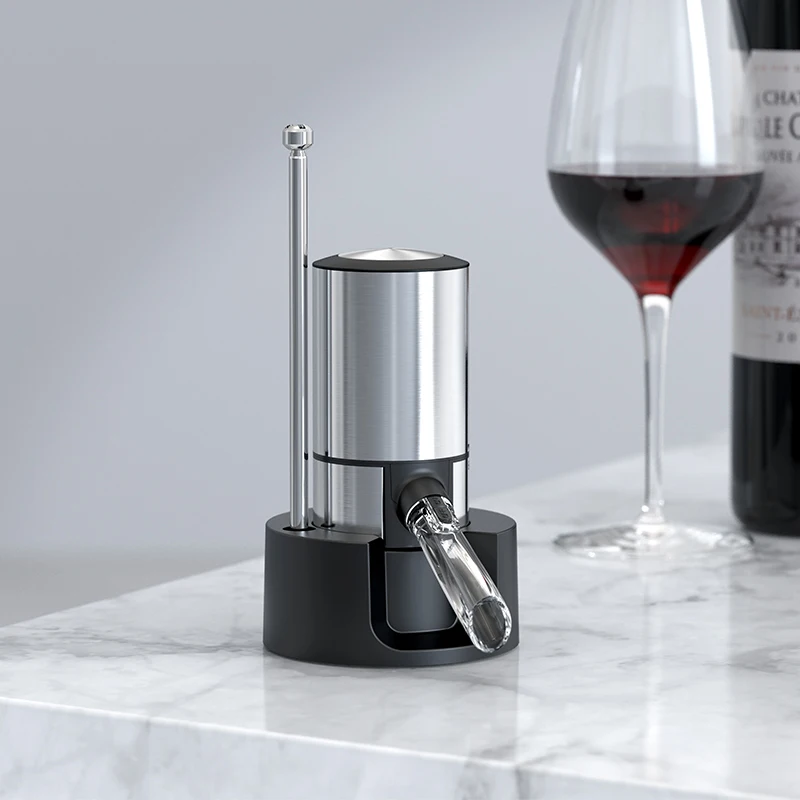 Electric Wine Decanter Dispenser With Base Quick Sobering Automatic Wine Decanter red wine decanter Pourer For Bar Party Kitchen