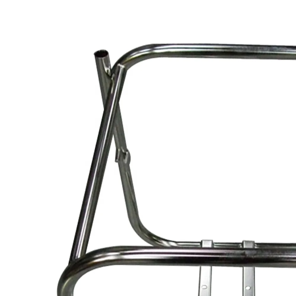 Customized High Quality Bending Welding Polished Stainless Steel Cart Trolley Frame