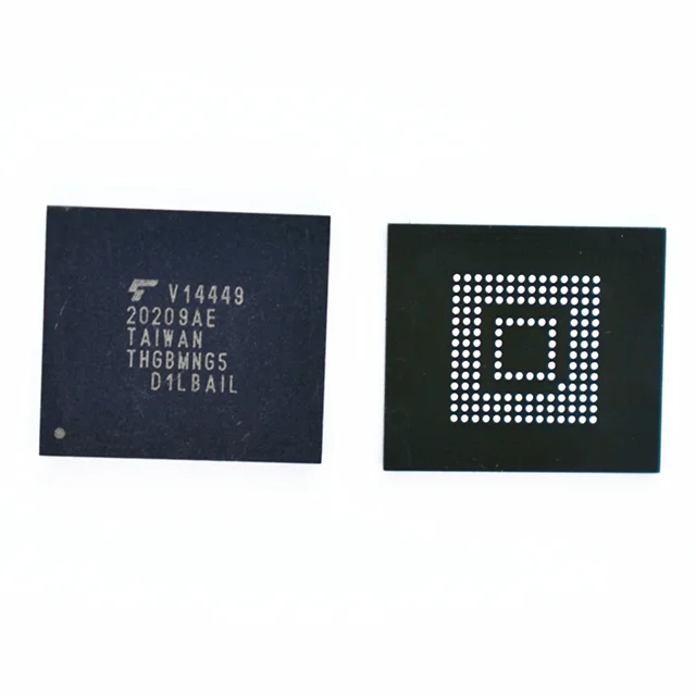 THGBMNG5D1LBAIL BGA153 EMMC 4GB memory, font IC chip, the new original genuine THGBMNG5D1LBAIL