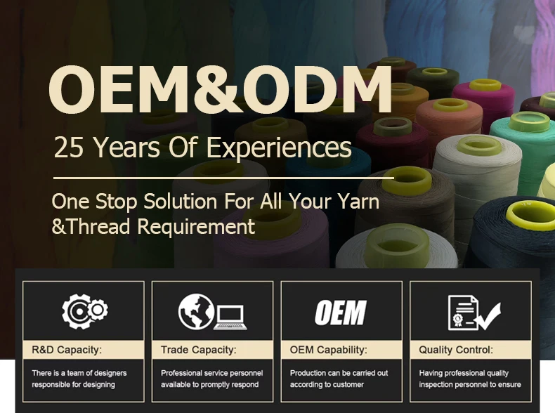 40/2 20/2 20/3 20/6 100% Polyester Sewing Thread OEM/ODM Service for Bag Stitching/Garment Sewing