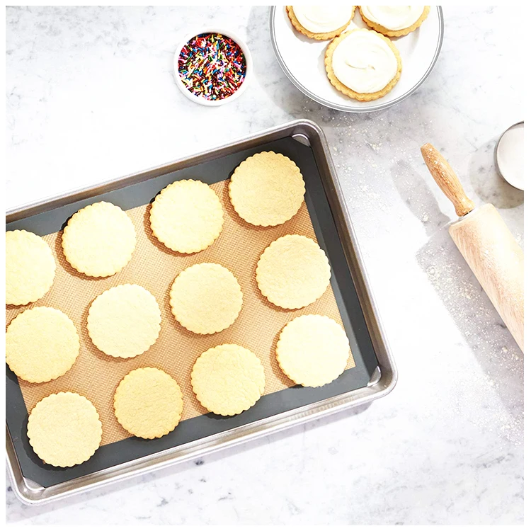 LFGB approved Professional Extra Large  custom nonstick silicone baking mat for grill