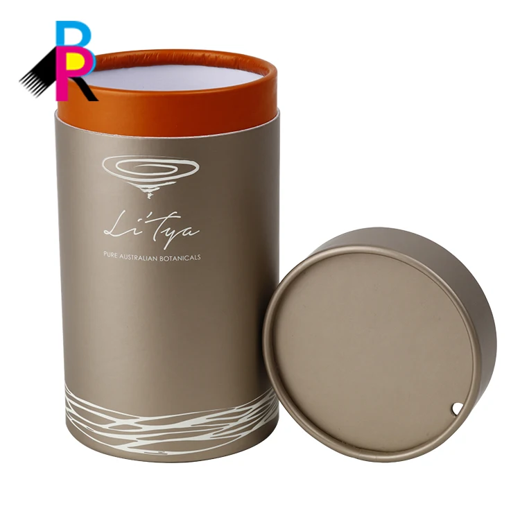 Высококачественная круглая туба, матовая ламинированная Подарочная коробка, упаковка, оптовая продажа, милая комиксная упаковка с принтом