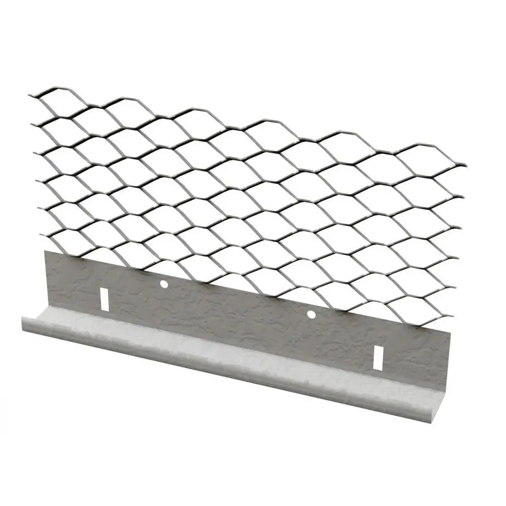 66 Expanded Flange Casing Bead Render Galvanized Steel Angle Bead Channel Metal Drywall Corner Bead with Mesh