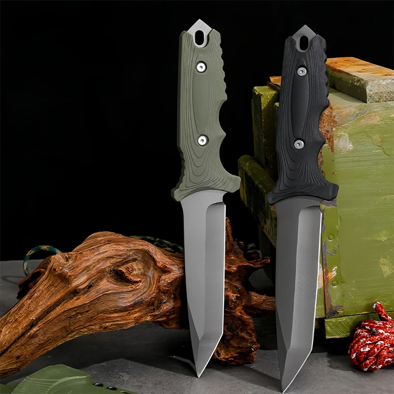 Multi-Function Outdoor Knife Sharpener Okapi Outdoor Knife Hunting Knife Outdoor
