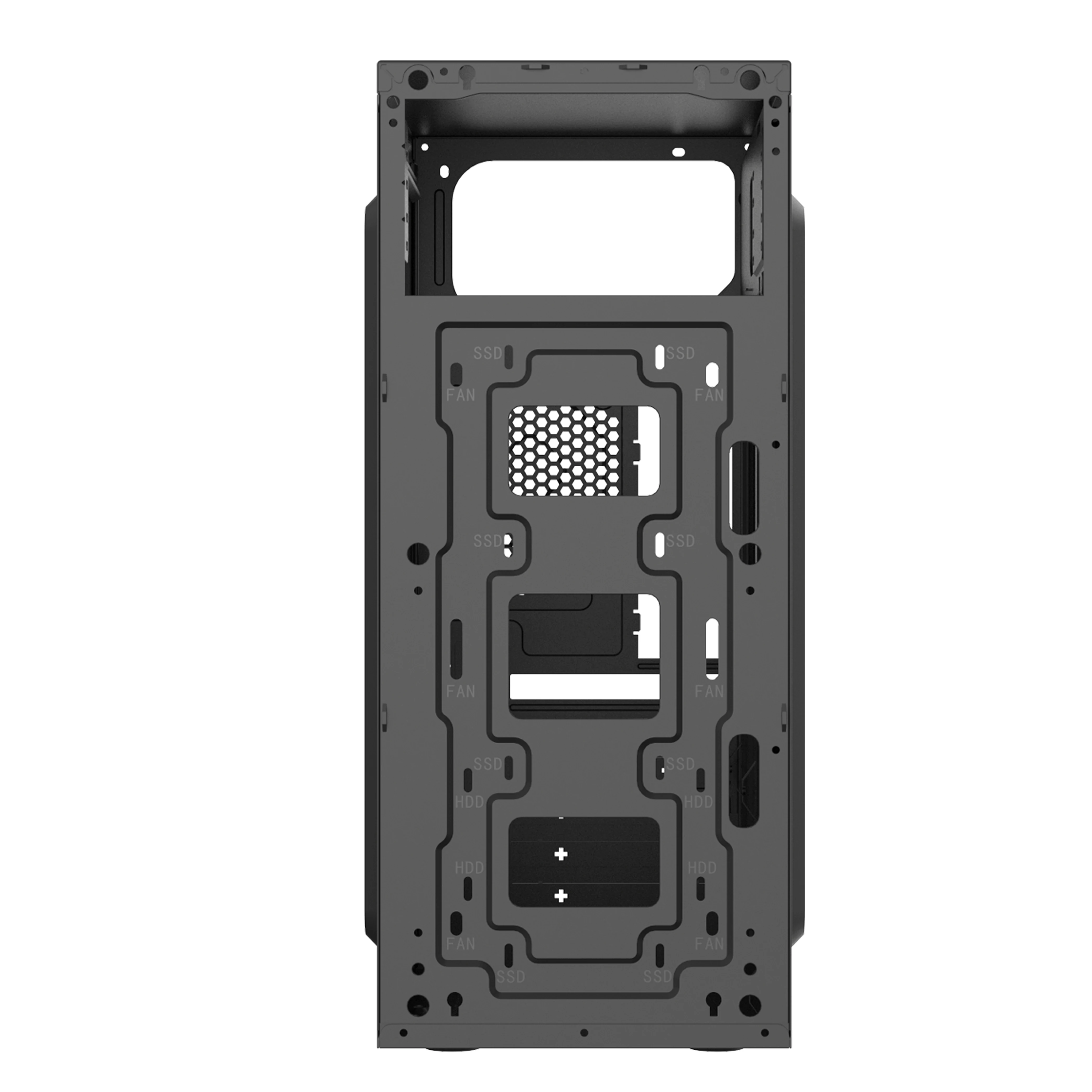 100% manufacturer ATX simple style tower computer business cabinet model 6015