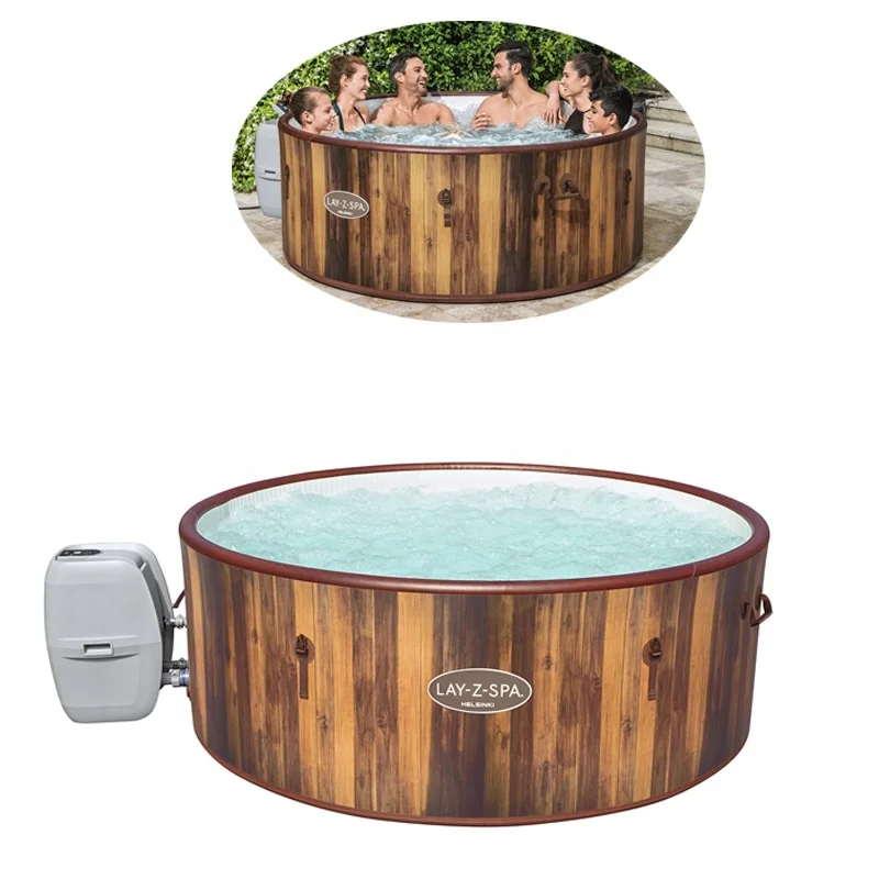 Bestway 60025 Lay-Z-Spa плавательный спа бассейн Открытый Надувной Гидромассажная ванна для 5-7 взрослых