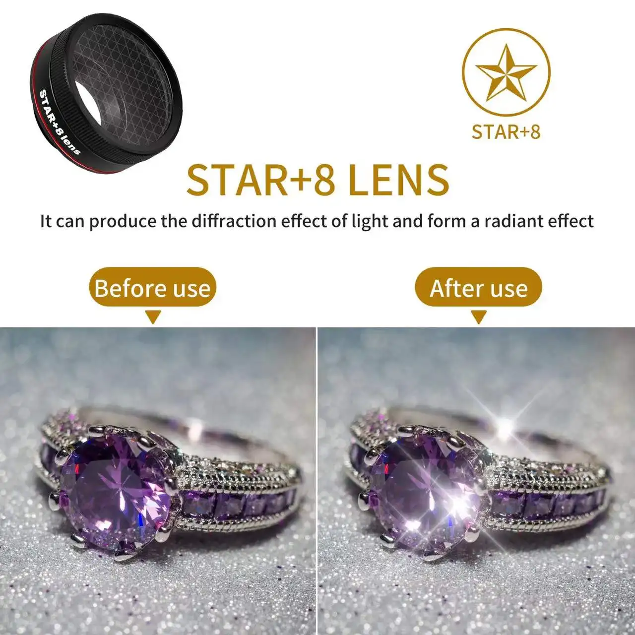 Pro Lens kit for iPhone and Android, macro and wide Angle lenses, with storage case and phone clip