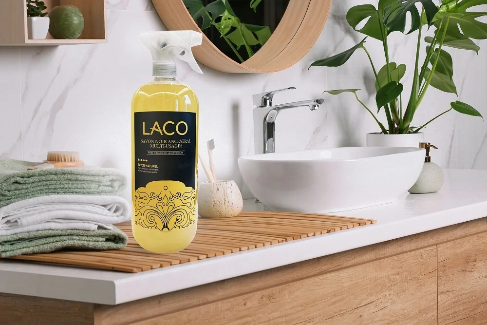 ANCESTRAL Multipurpose High Quality Detergent Detergente Sale Detergent Made in France for Wholesale Cleaner Liquid BLACK Soap