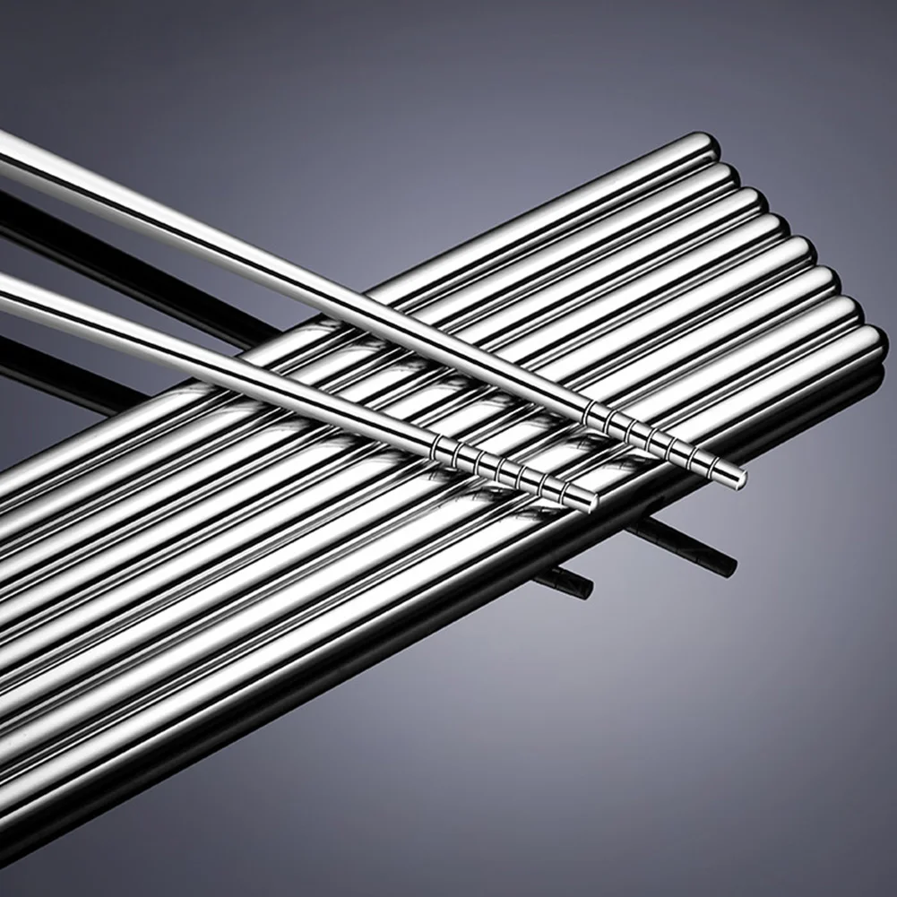 Custom 304 Stainless Steel Metal Hot Pot Ramen Japanese Noodle Long Chopsticks