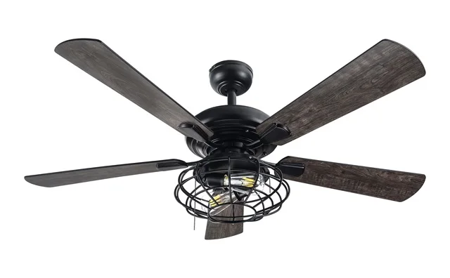 Retro Style Classic Hotel Antique Control Led Ceiling Fan With
