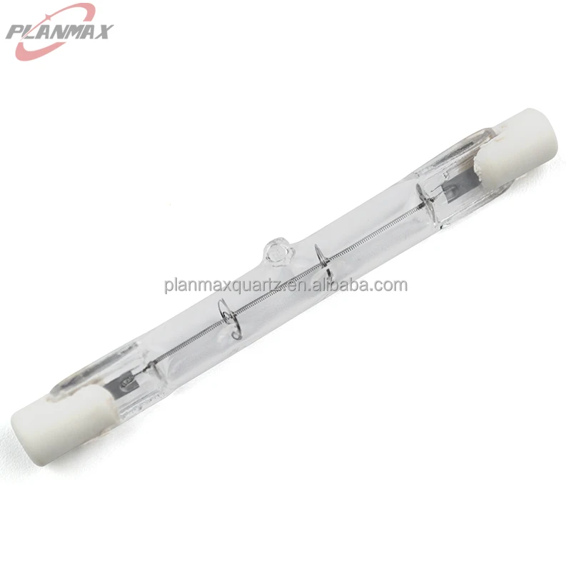 J118 Infrared Heating Lamp 175W 200W 250W 300W 500W Ruby Gold R7S Quartz Glass Halogen IR Heat Lamp