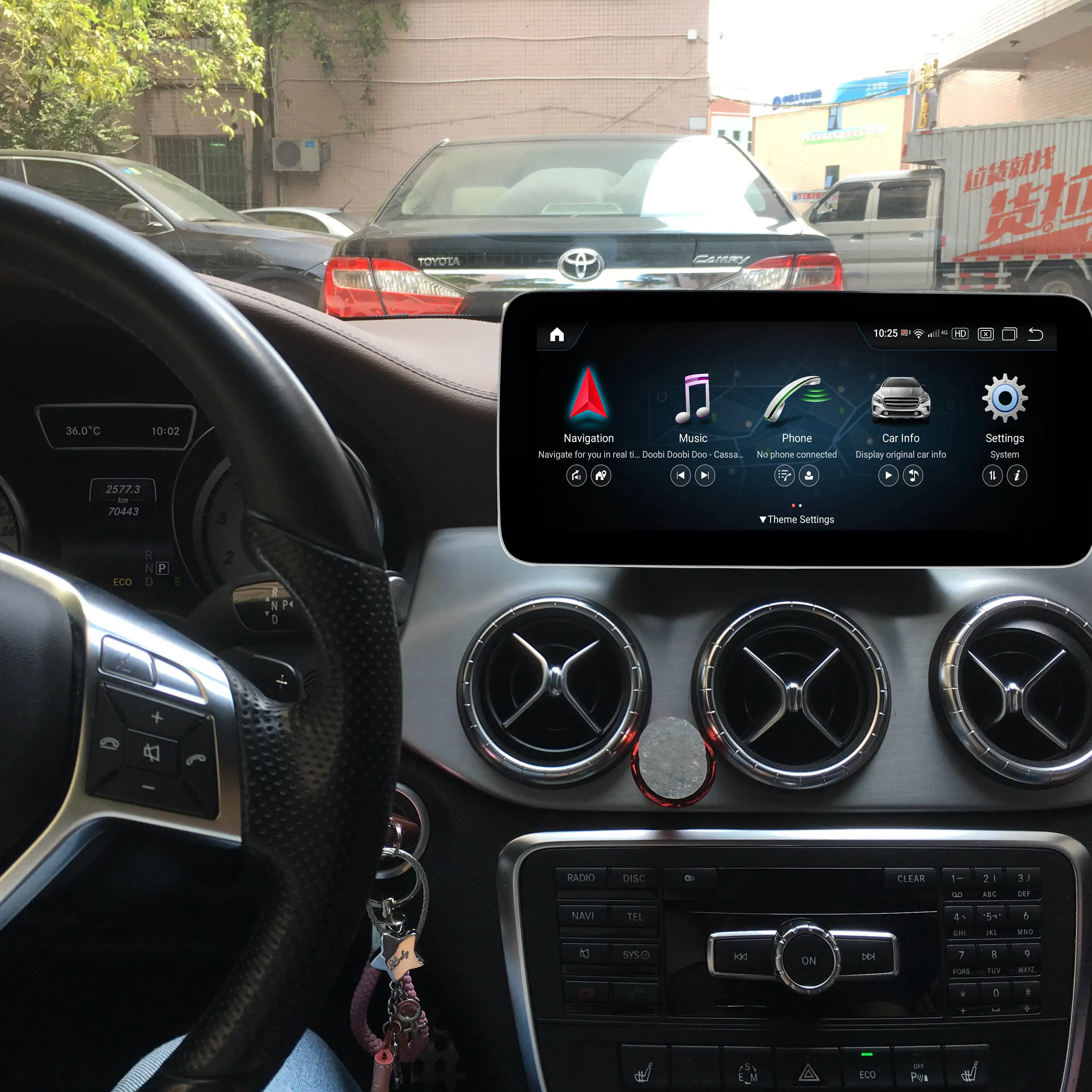 8 ядер 4 + 64 ГБ 10,25 дюймов Автомобильный радиоприемник ANDROID carplay для mercedes benz cla c117 NTG4.5