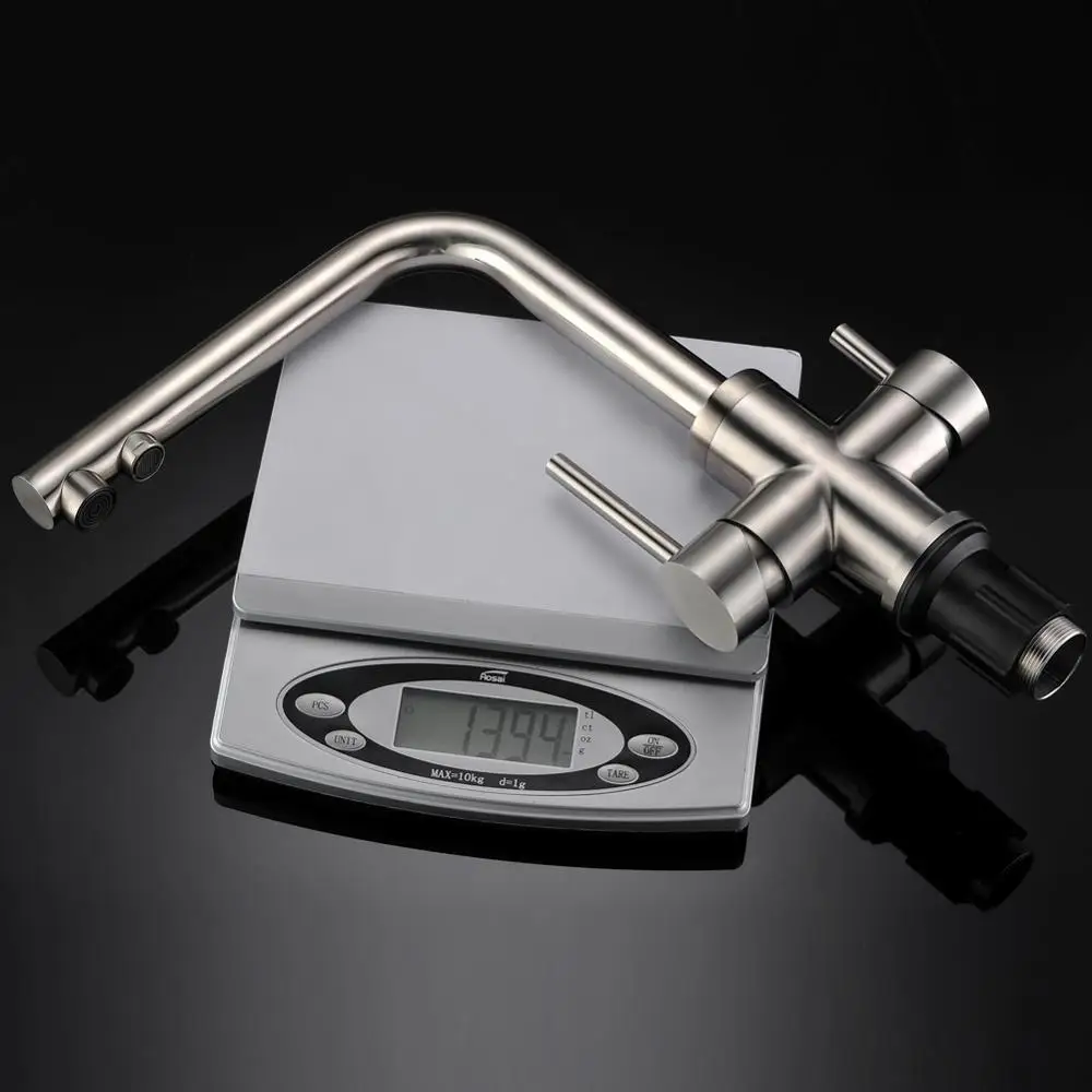 
Stainless steel lead free Water tap osmosis 3 ways kitchen faucet 