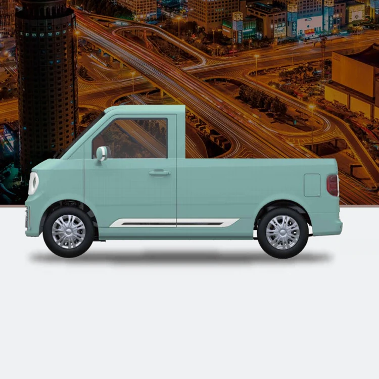 New Light Single-row 2 Seat  Four-wheel Logistics And Delivery Cargo Good Mini Electric Pickup Truck For Adult