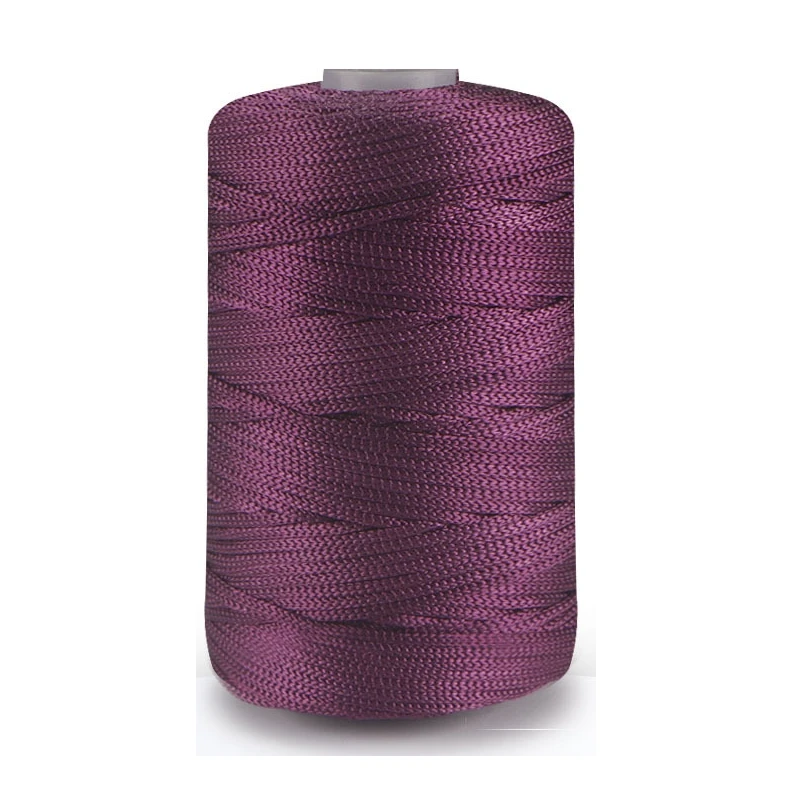 
High Quality Factory Sale High Tenacity 7s Count Flat Shiny Ice Thread Linen Yarn for Crochet 