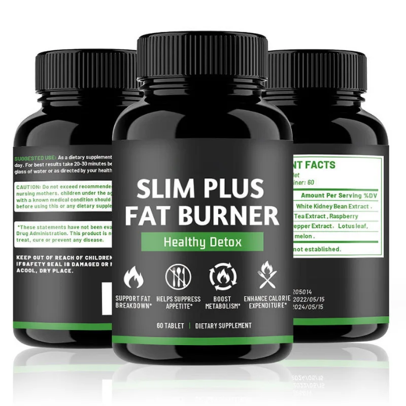 Super Slim Detox Capsule Vitamin-Infused Herbal Extract Suppress Appetite Boost Fat Burning Food-Grade Weight Loss Supplement