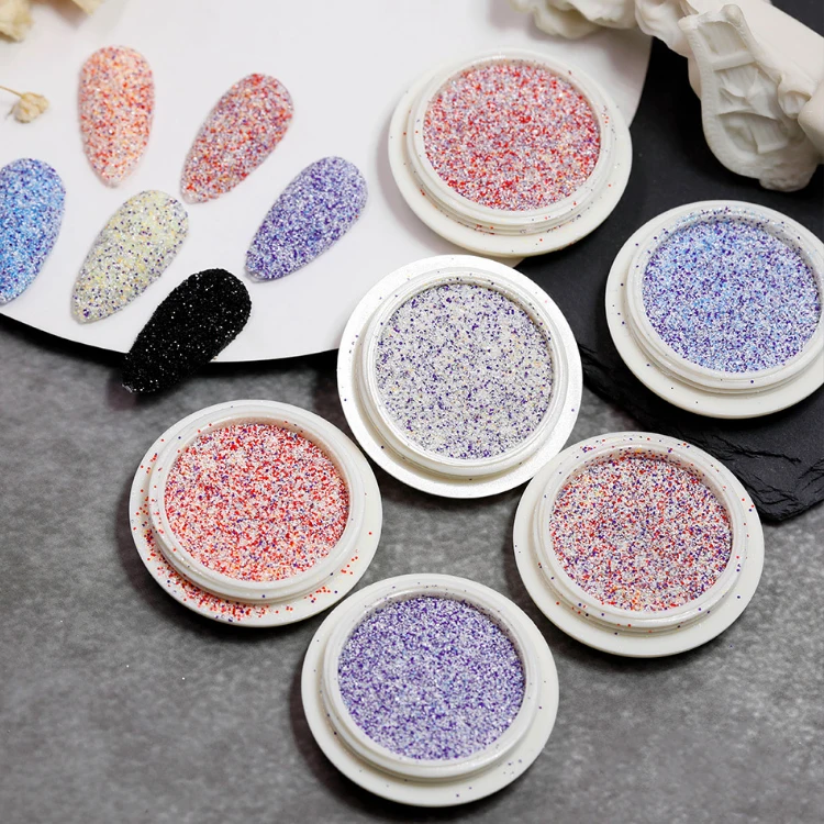 Color Glitter Powder for beauty art nails 12Jars/BoxGP4 Manicure & Pedicure Set