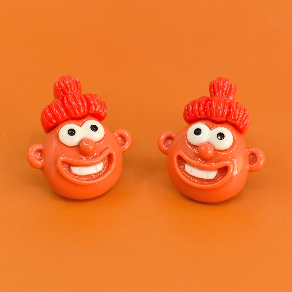 Funny Boys And Girls Cartoon Resin Flatback Cabochon For DIY Key Chain Pendant Hairpin Decoration Fridge Magnet Accessories