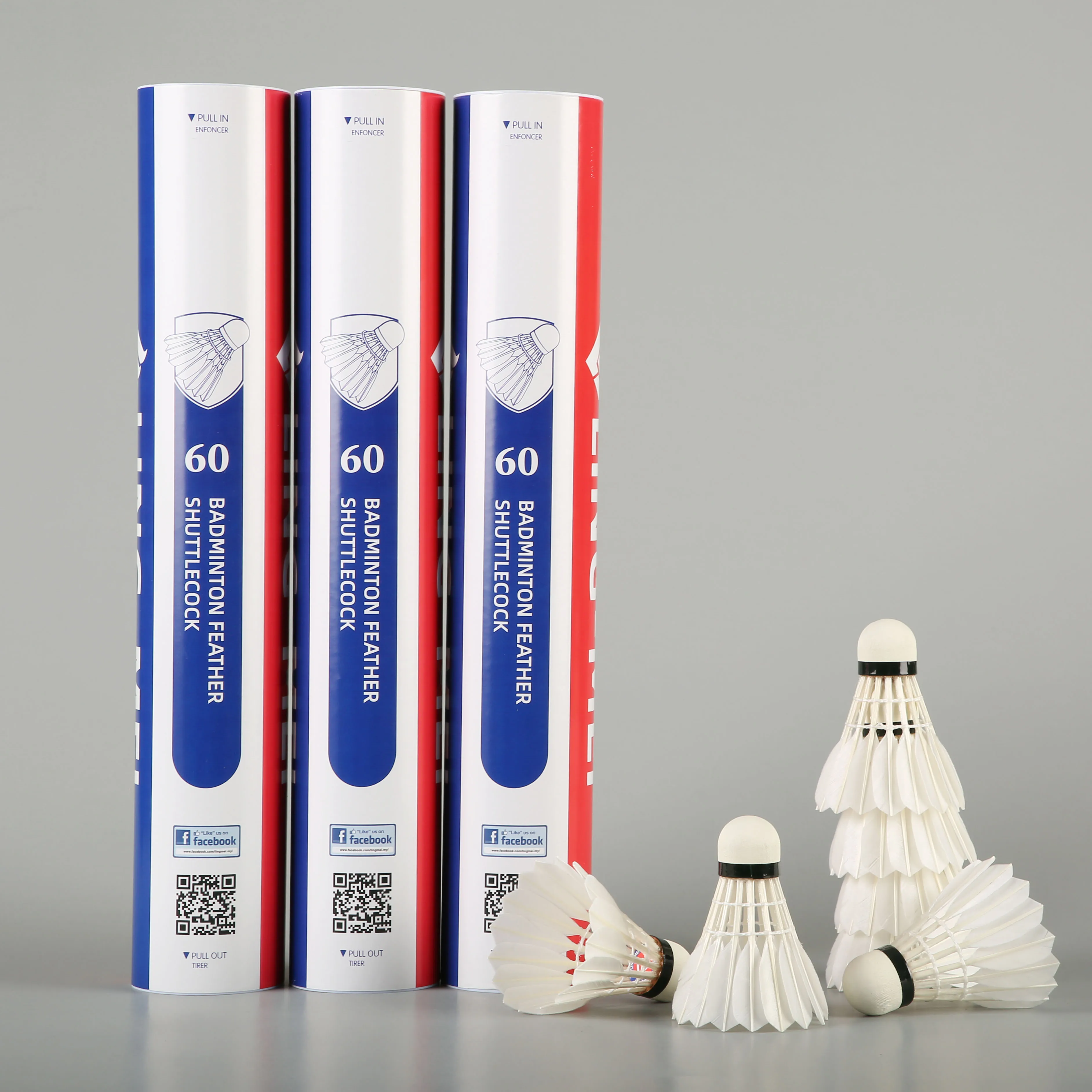 Wholesale goose feather bamdinton shuttlecock with high durability and flying