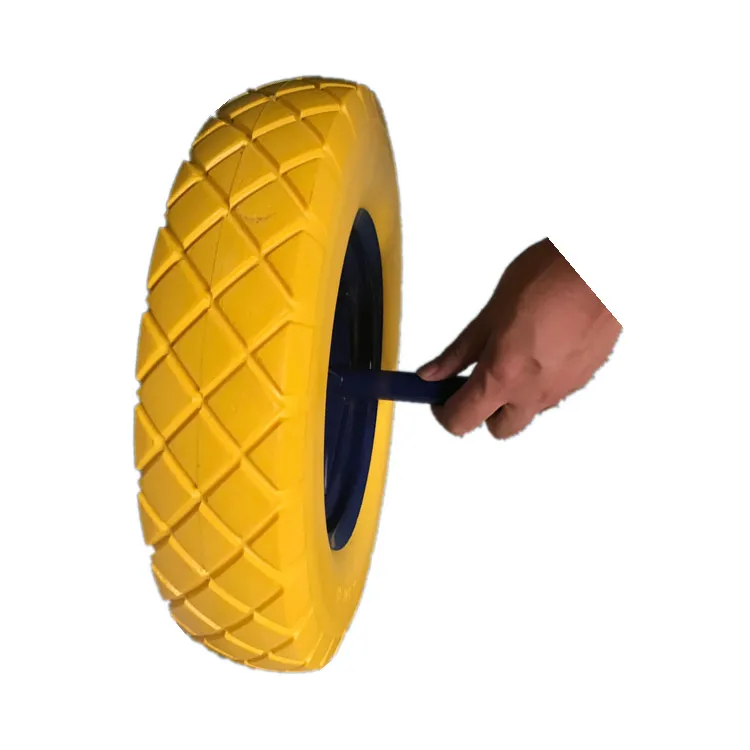 Best-Selling Customizable PU Wheelbarrow Wheels Black PU Wheels OEM Supported