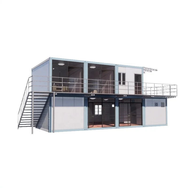 Light steel 5 bedroom shipping container house tiny homes modern cheap houses modular houses for Sale
