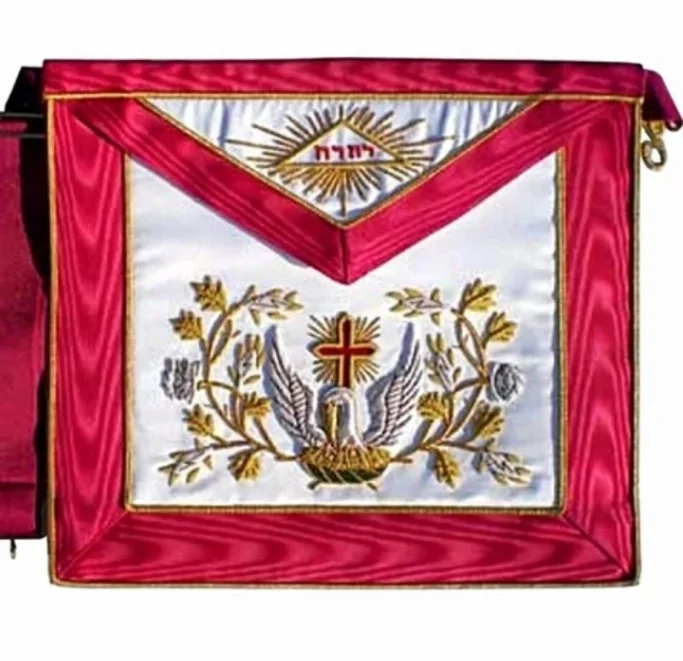 Оптовая продажа полноразмерный фартук Masonic Regalia масонское ремесло набор фартуков с вышивкой в виде Королевской арки