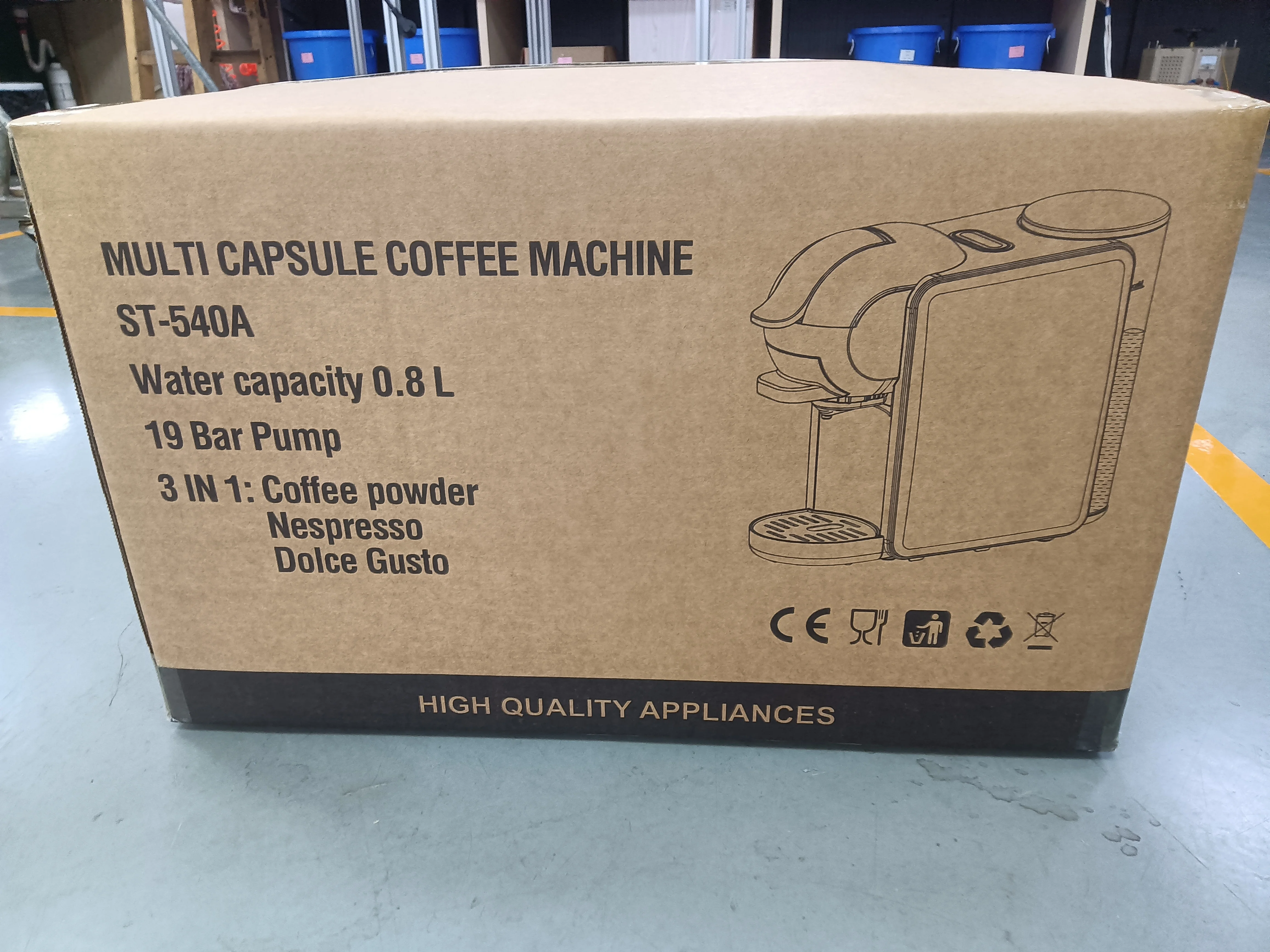 Best Price Cafetera Espresso Multi Capsule Espresso Capsule Coffee Pulper Machine For Home