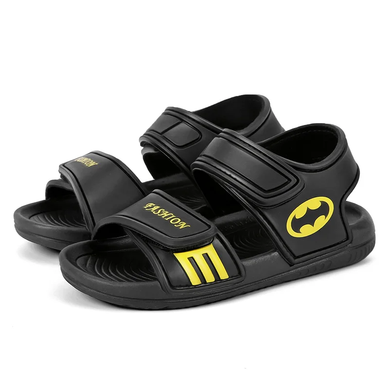 
2020 New Design Summer Cute Cartoon PU Leather Baby Girl Boy Sandals Hot Sale Flat Children Kids Sandals Size 23-31 