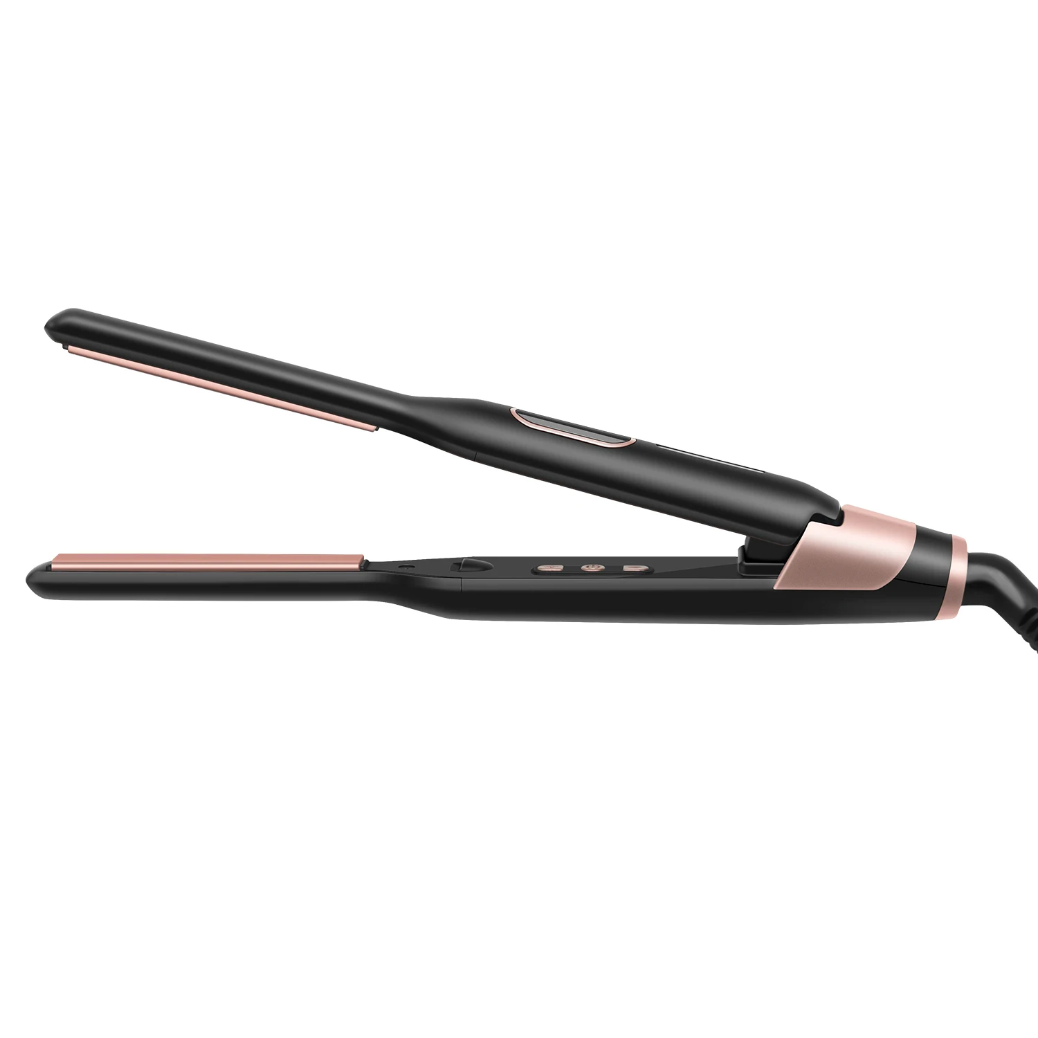 Professional Small Flat Iron for Short Hair Pencil Flat Iron 2 In 1 Hair Straightener and Curling Iron