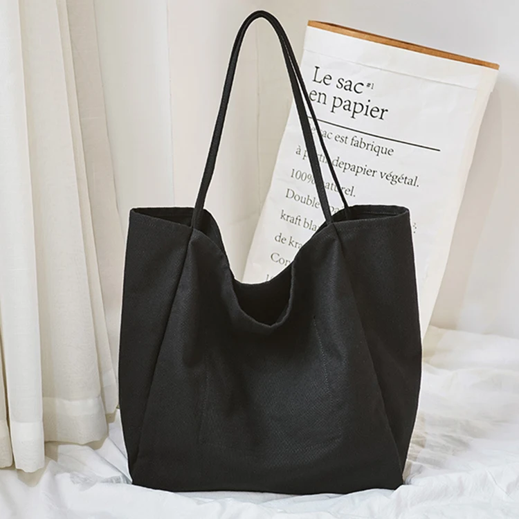 Promotional cheap high quality durable cotton fabric bag, blank custom logo organic cotton canvas tote bag