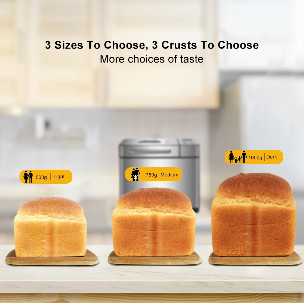  Wholesale High Quality Professional Automatic Multifunction Electric Bread Maker Loaf Making Machine At