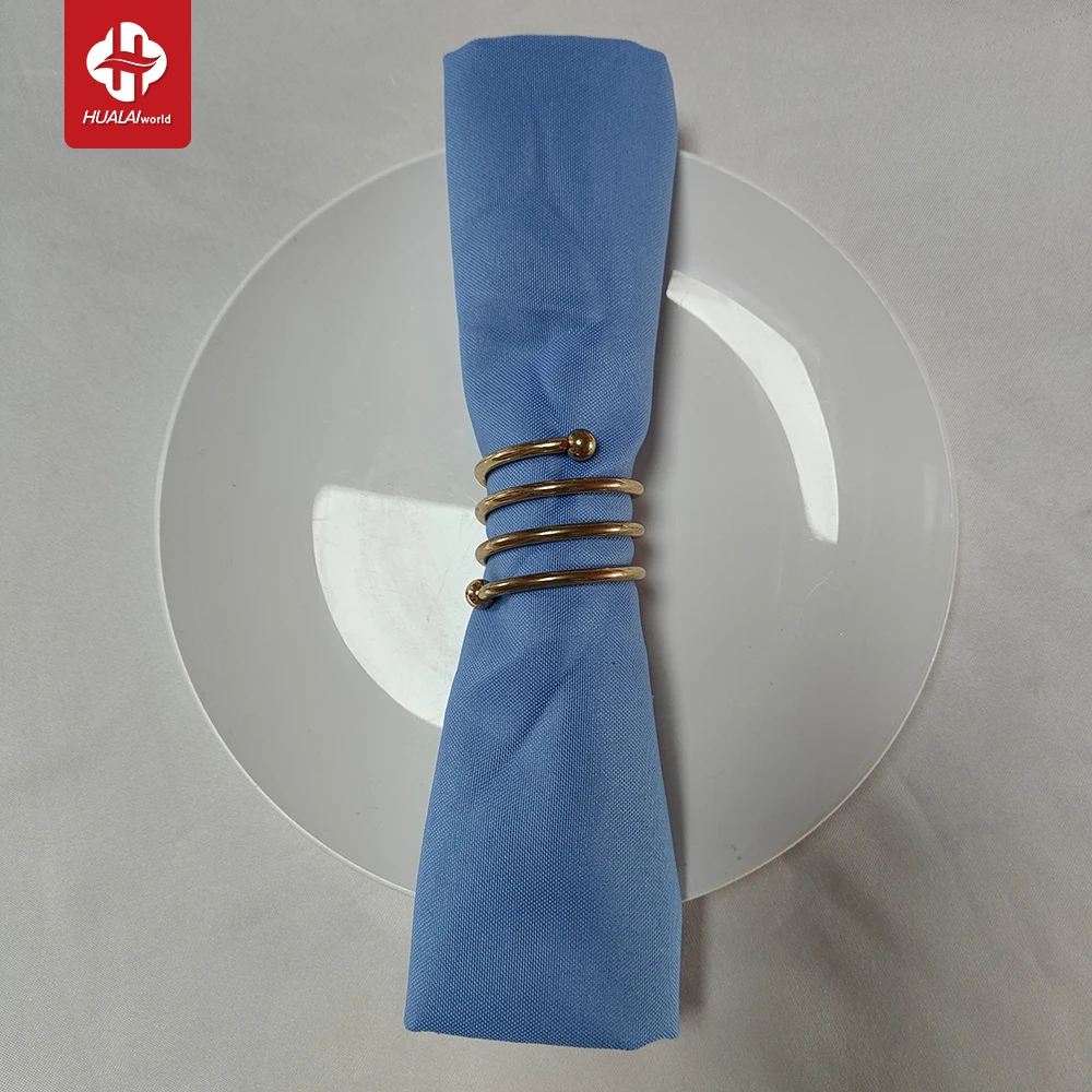 Hot selling custom polyester cloth kitchen handkerchief table decoration napkin wedding production 50 * 50