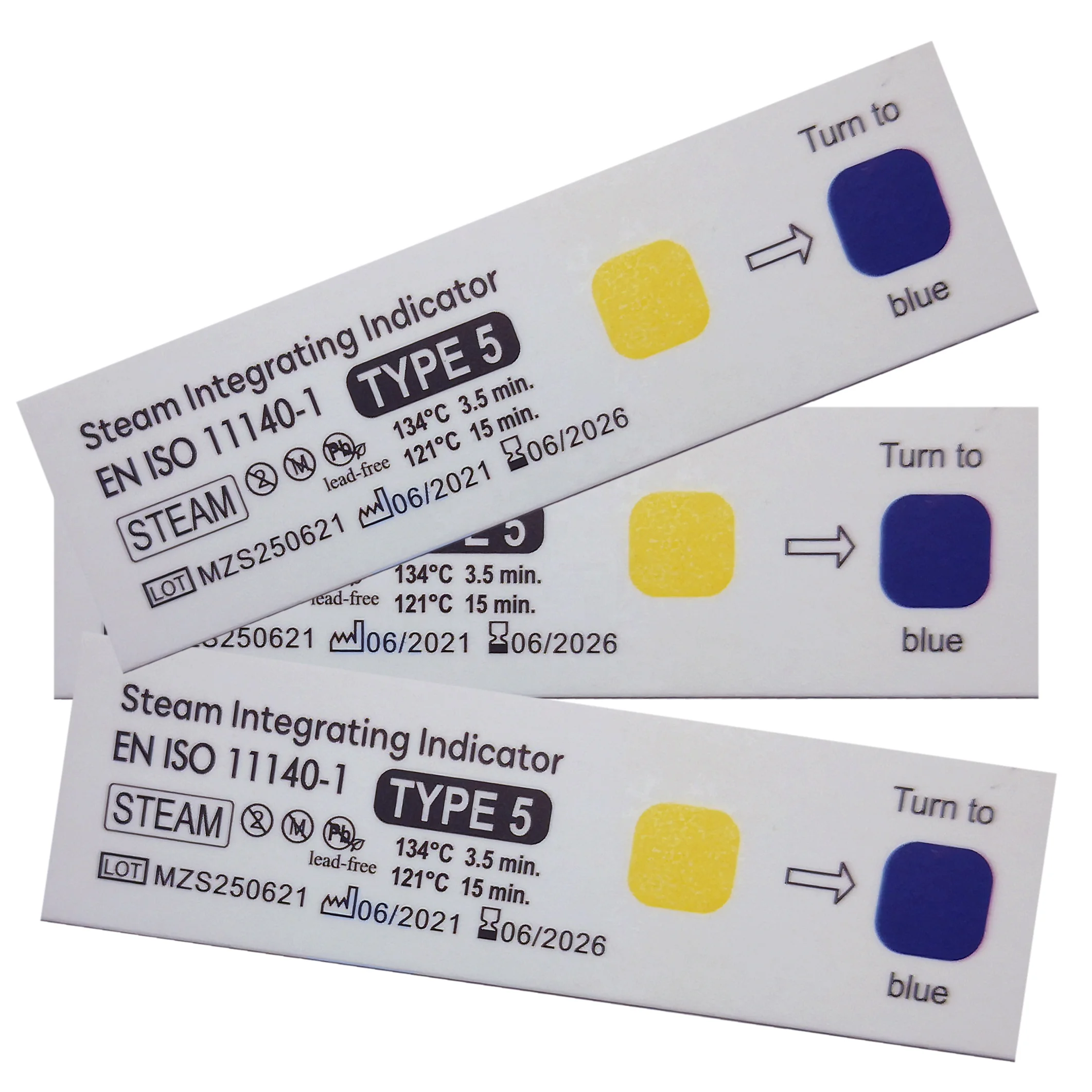 Medical Steam Indicator Class 4 Sterilization Strip Autoclave Sterilization Card