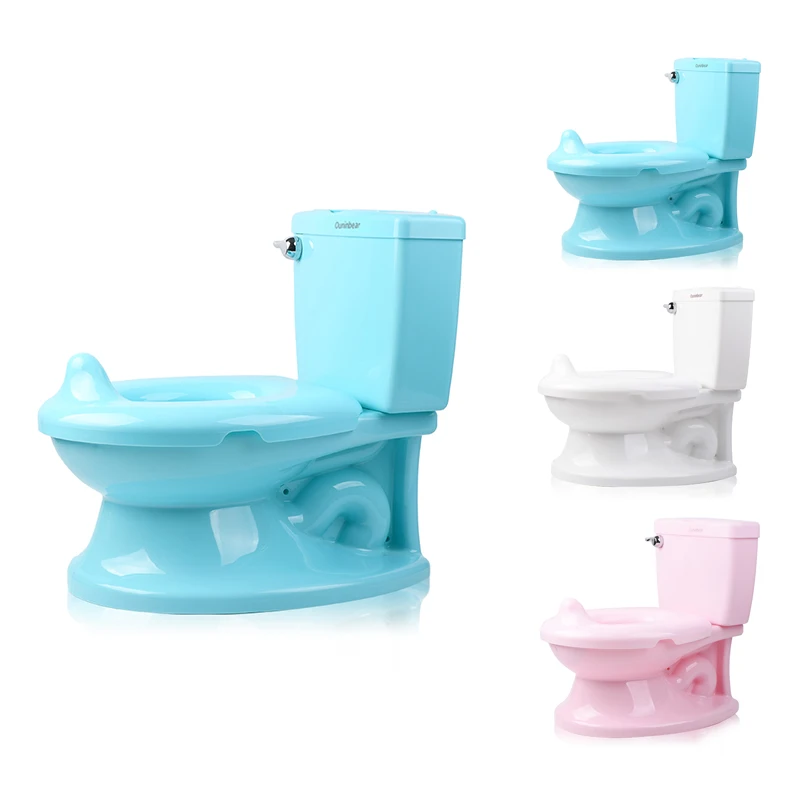 Potty Training Seat with Music Realistic Potty Training Toilet for Home Use Potty Print Accept Style Plastic New Plastic Baby