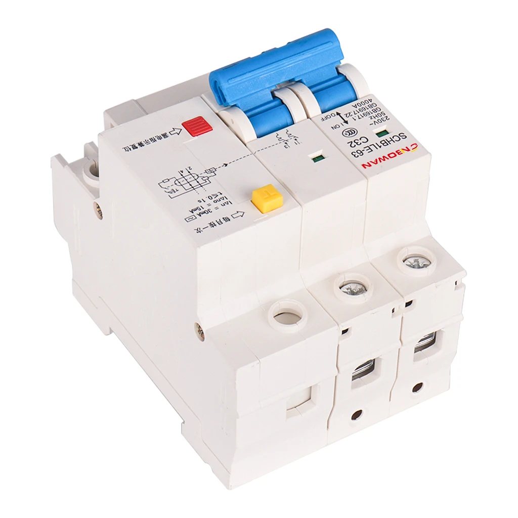 Ac Mcb C32 2p 20a 220-230v 50/60hz 6ka Safety Double Phase Miniature Circuit Breaker Switch