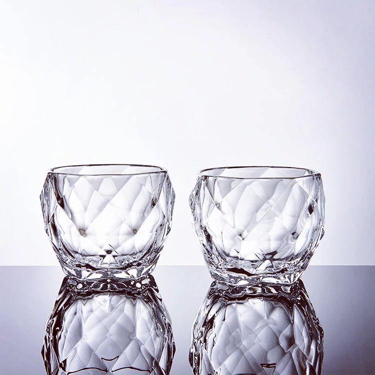 
10.6oz/300ml Tableware Diamond Crystal Whiskey Glass/Tumbler for Hotel and Restaurant 
