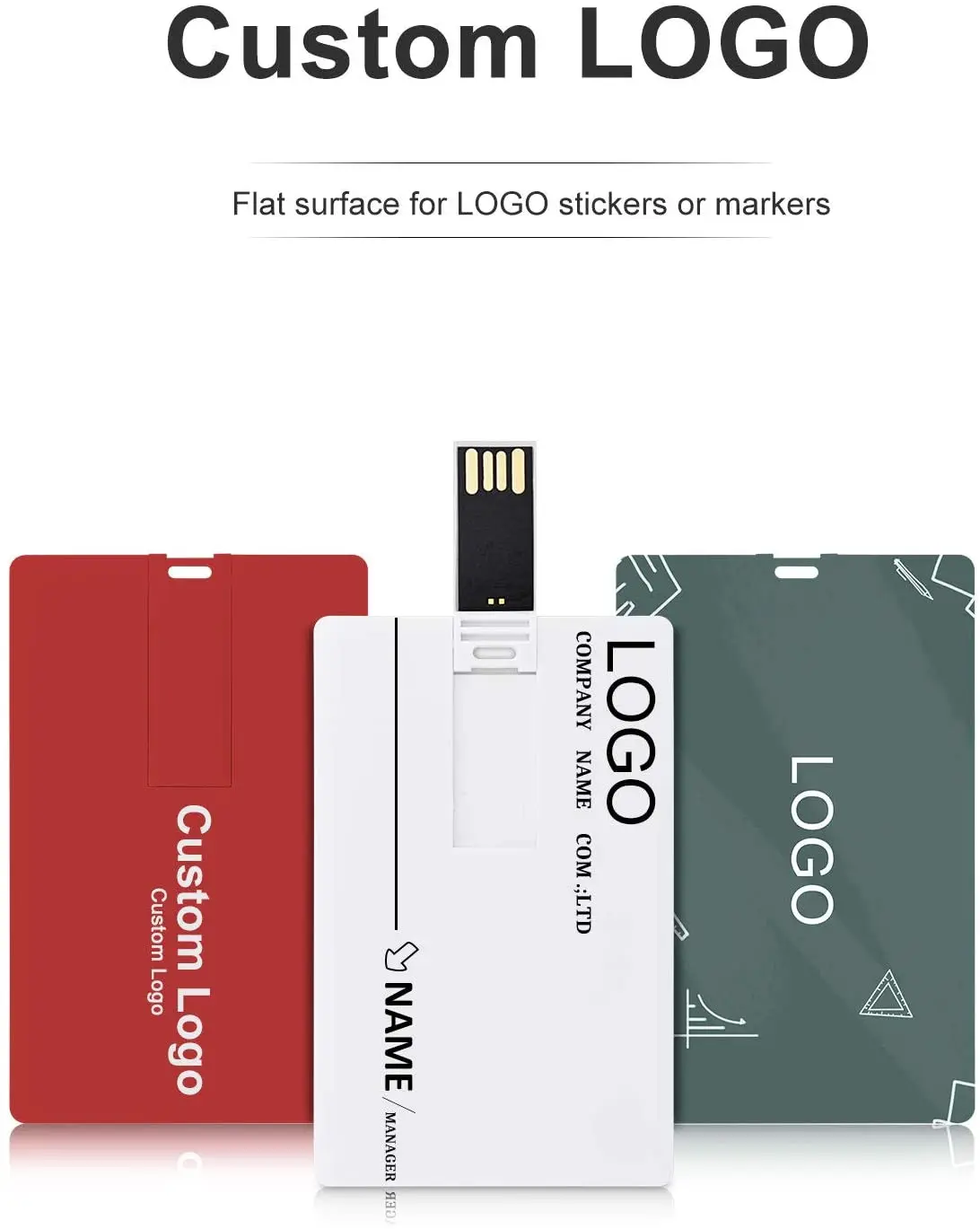 SimDisk  Card Shape U Disk Gift Pendrive, SB2.0 8GB 16GB 32GB 64GB 128GBAccept Personalized Custom logo U Disk USB Flash Drive