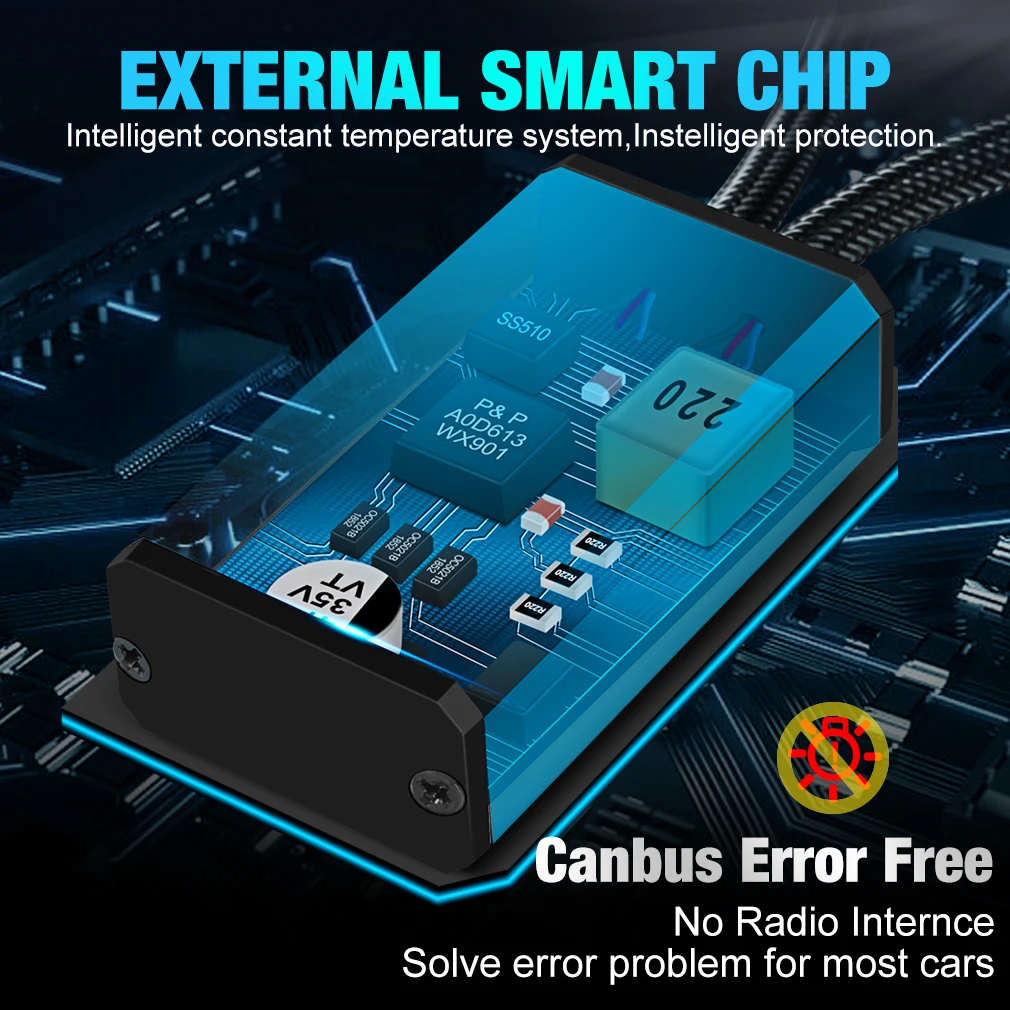 Auto Lighting Systems 120W 22000LM H7 Bulbs Headlights Lamp H1 H4 H11 9005 9006 Car Led Headlight 9004 9007 H13Bulb Canbus 6000k