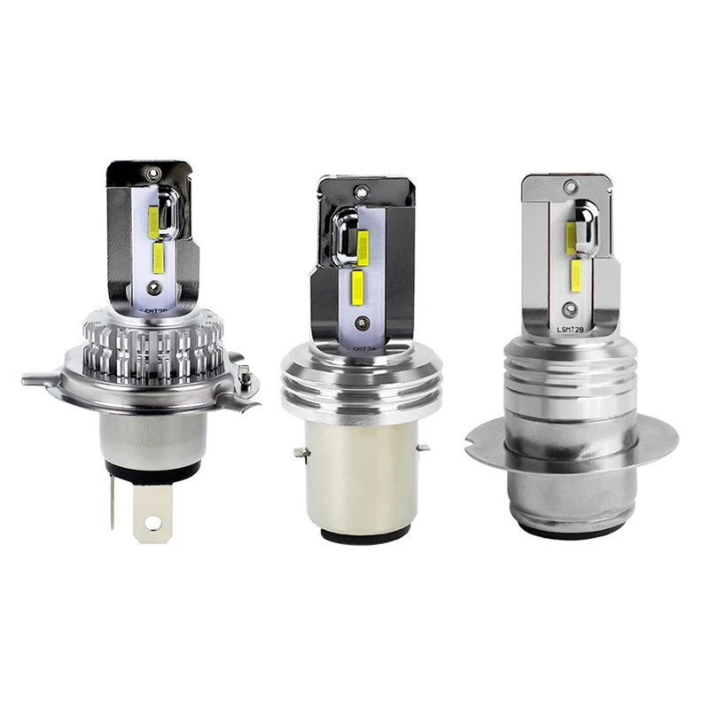 Суперъяркая мотоциклетная фара 6500 лм K 12 В переменного тока 11-60 H4 HS1 H6 BA20D налобный фонарь для скутера и мотоцикла