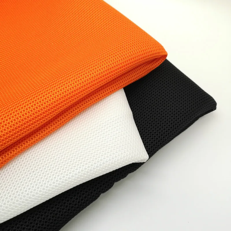 
100% polyester 3d mesh honeycomb fabric for mountaineering knapsack fabric car 100% polyester fabric 