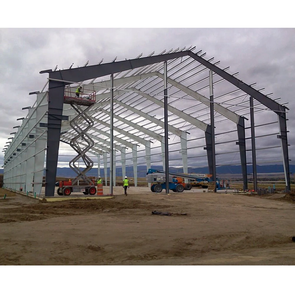 factory price structural steel construction building prefab  warehouse steel structure