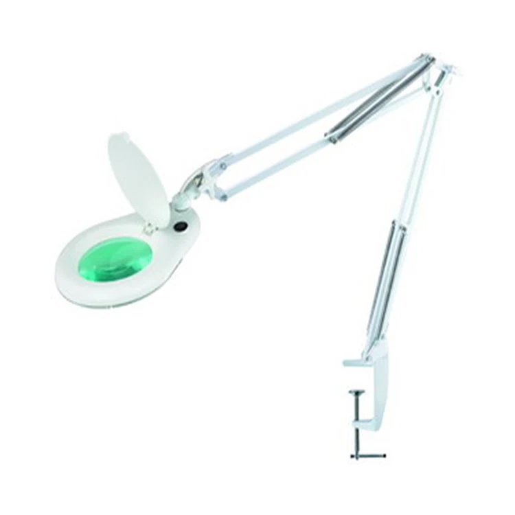 Floor Stand Hight Quality Facial Magnifying Lamp 5 Diopter Round Head Adjustable Magnifying Lamp Beauty