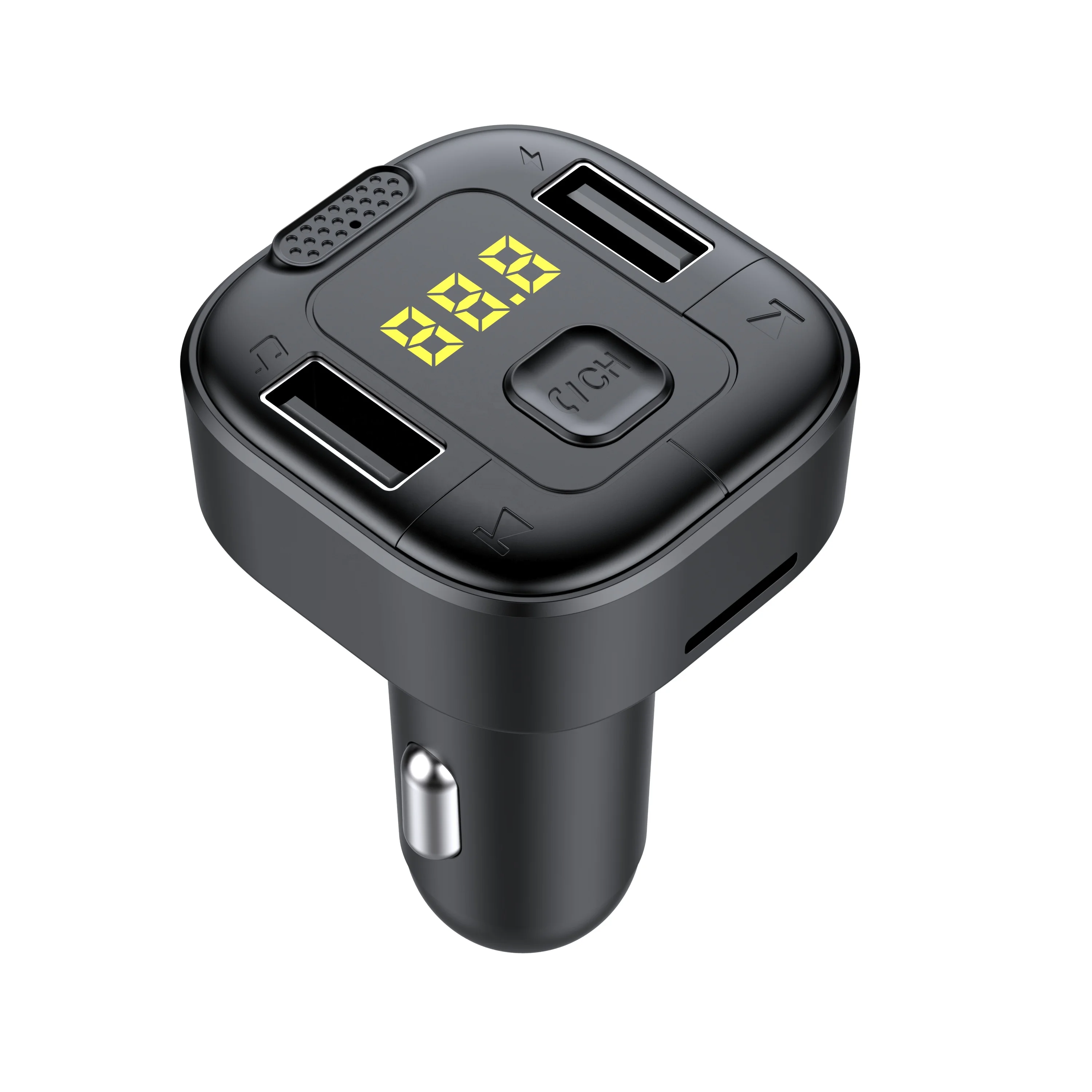 AGETUNR T79 Handsfree Call Car Charger MP3 Player, Wireless Bluetooth FM Transmitter Radio Receiver, Support TF Card & USB Disk