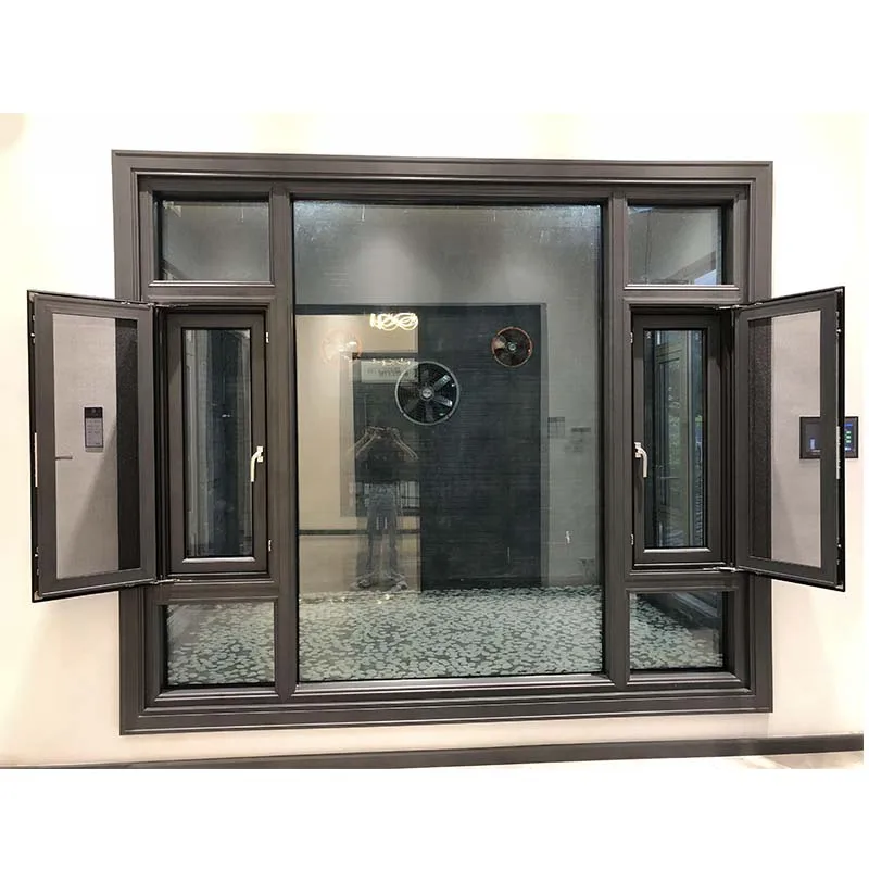 JBDhome изготовленные на заказ Звукоизолированные алюминиевые створчатые окна для улучшения стиля пространства французские высокого дизайна