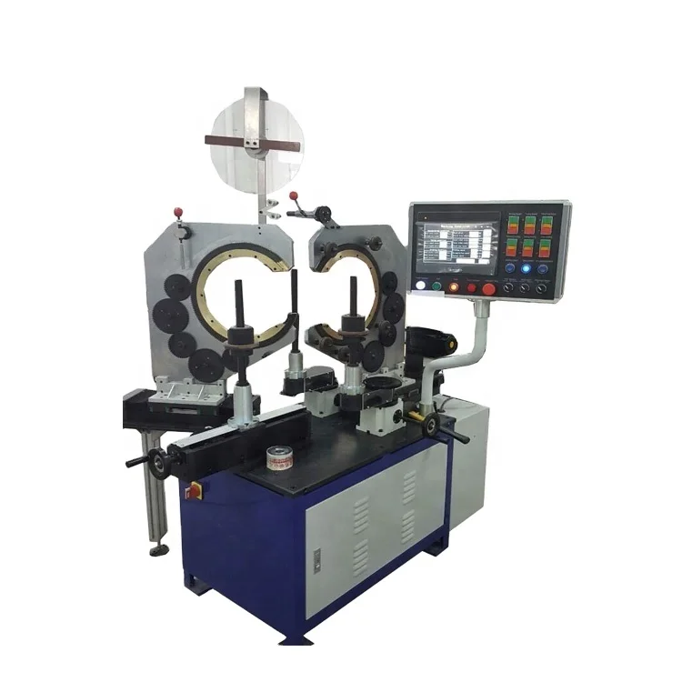 Dual-station toroidal coil winding machine and insulation tapping machine