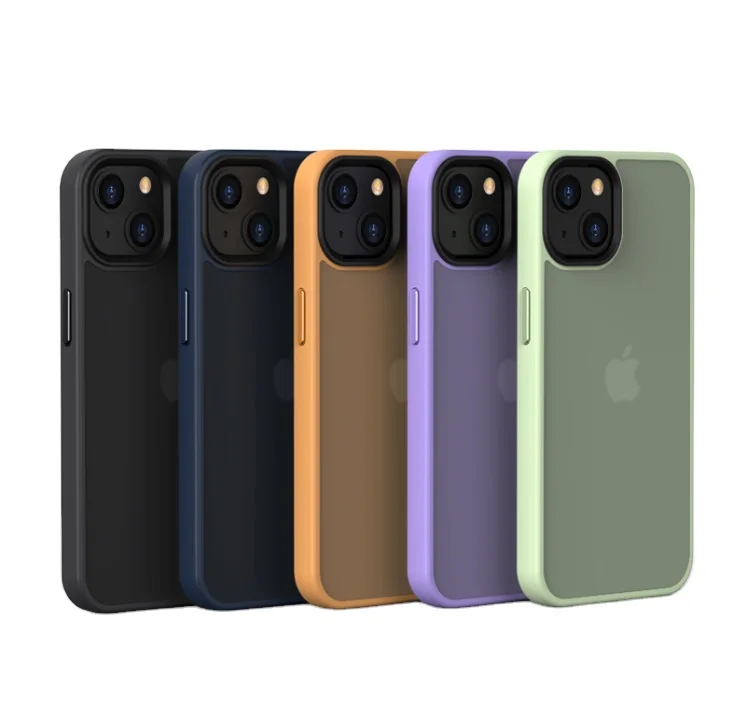 High Class Hand Feeling Oil Matte Transparent Phone Back Cover Case For Iphone 11 12 13 Mini Pro Max