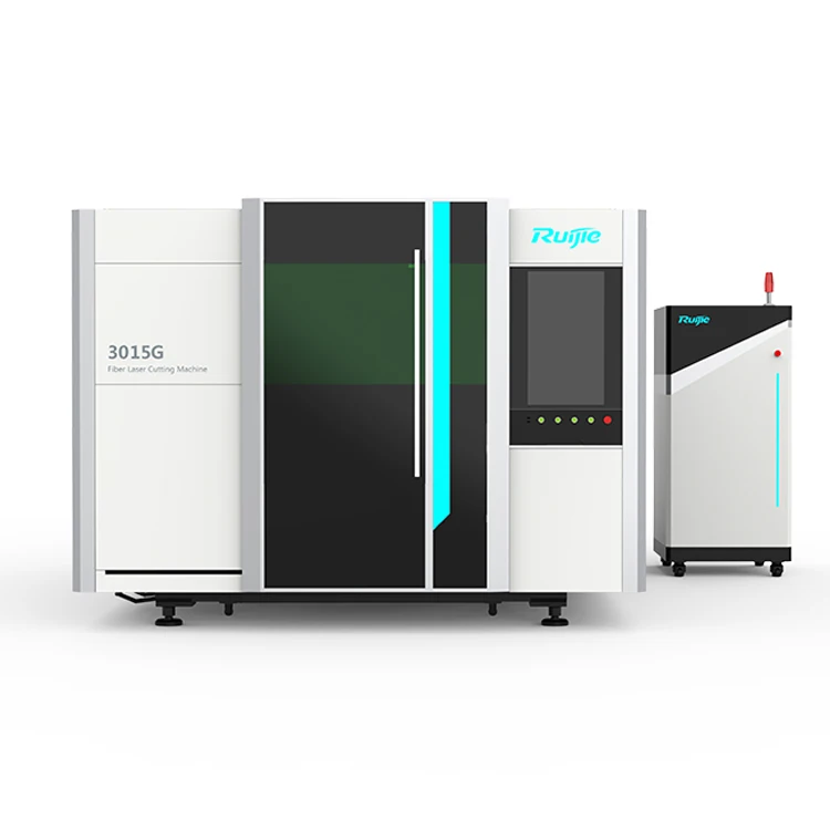 Ruijie 3015G IPG 3000W 6000W 8000W Fiber Laser Cutting Machine 1000W with Enclosed Cover