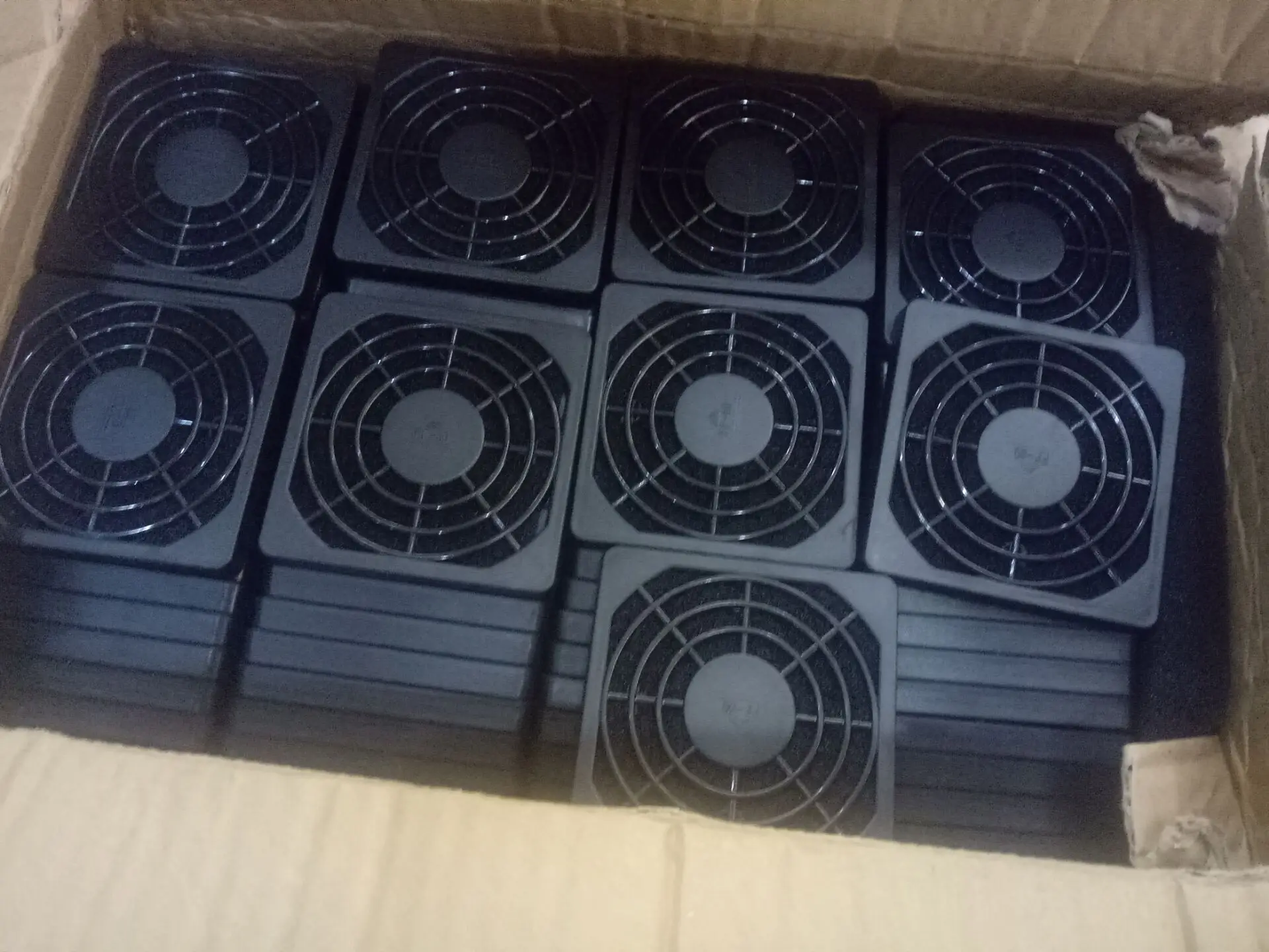 120mm 120*120*10mm  Fan Cover  Axial Fan Cover Plastic Dust Guard Grill