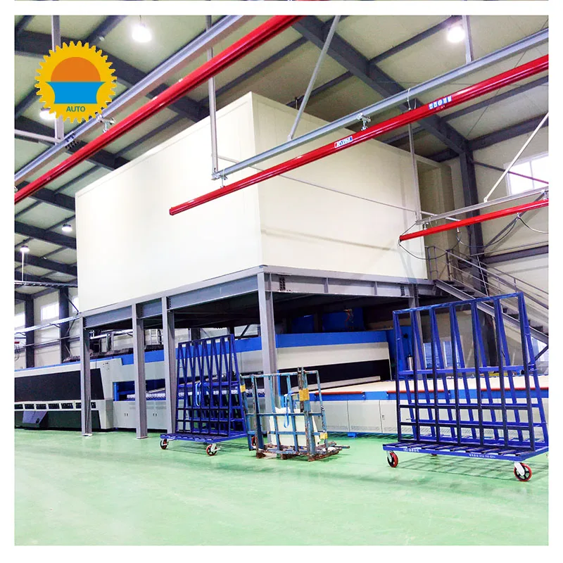 Hot sales hardening tempering furnace 2440*4200 midium size glass tempering machine