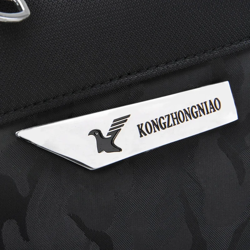 Чемодан на колесиках Kongzhongniao, 20/24 дюйма, водонепроницаемый, нейлоновый, расширяющийся, мягкий чемодан для путешествий, чемодан для ручной клади в деловом стиле